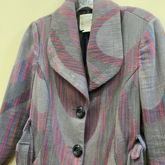 Cidra Anthropologie women’s size 4 button down embroidered jacket - Picture 4 of 6